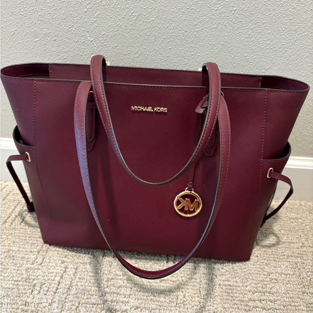 Michael Kors Deep Red Tote Bag